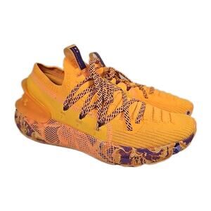Under Armour HOVR Phantom 3 Running Shoes Orange Womens 7 Mens 5.5 Athletic